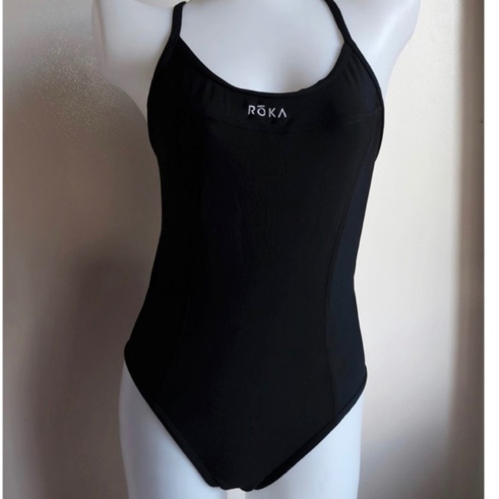 ROKA sport elite one piece swimsuit in black